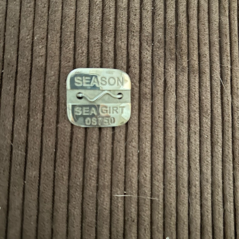 Silver Sea Girt season pass necklace